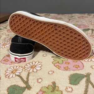 Vans Black Slip-On Sneakers